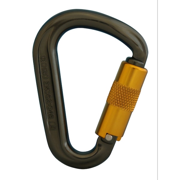 Carabiner-Mini Hms, Twistlock, Aluminum 10" x5" x1"